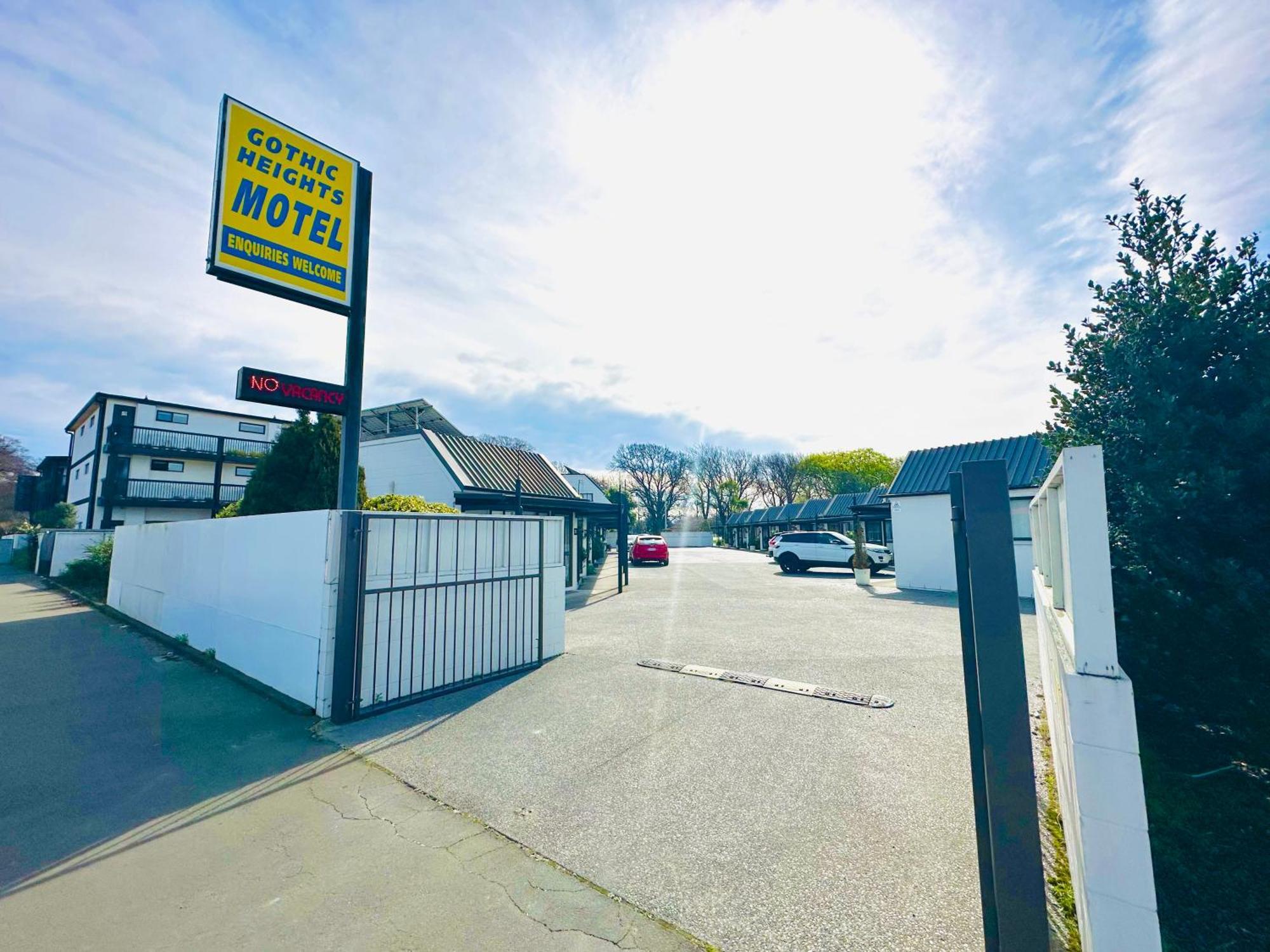Gothic Heights Motel Christchurch Zewnętrze zdjęcie